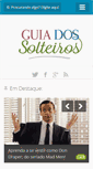 Mobile Screenshot of guiadossolteiros.com