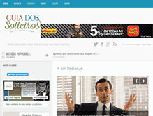 Tablet Screenshot of guiadossolteiros.com